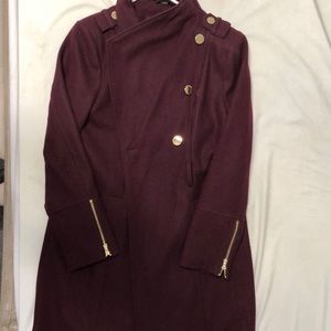 Guess maroon coat